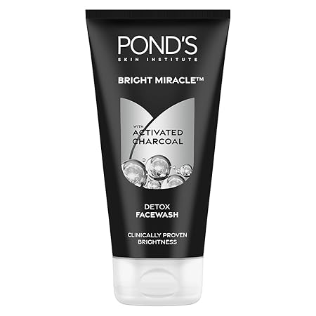 pond's pure detox anti pollution purity face wash with activated charcoal deep cleans impurities dirt and pollution for 2x brighter glowing skin,150 g pond's pure detox anti pollution purity face wash with activated charcoal deep cleans impurities dirt and pollution for 2x brighter glowing skin,150 g